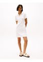 Vestido Blanco Tipo Polo 1985 De Corte Slim Tommy Hilfiger de Tommy Hilfiger
