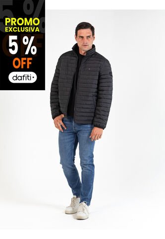 Chaqueta Negra Packable Scriba Tommy Hilfiger Tommy Hilfiger