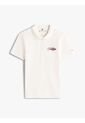 Polo Blanco Slim De Piqué Con Logo Bordado Tommy Hilfiger de Tommy Hilfiger