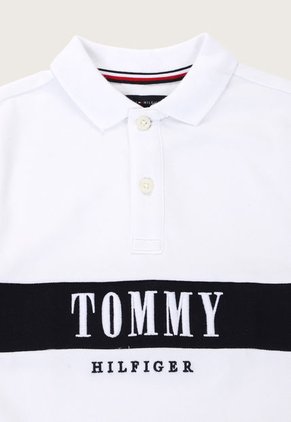 Polo Azul-Blanco Tommy Hilfiger Kids