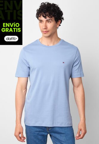 Camiseta TOMMY HILFIGER Celeste Tommy Hilfiger