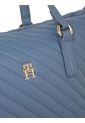 Bolso Azul Tote Acolchado Con Monograma TH Tommy Hilfiger de Tommy Hilfiger