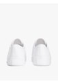 Tenis Blanco De Cuero Granulada Con Plataforma Y Logo Tommy Hilfiger de Tommy Hilfiger