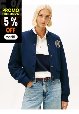 Chaqueta Azul Varsity Fleece Bomber Tommy Hilfiger Tommy Hilfiger