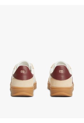 Tenis Café En Mezcla De Texturas Con Monograma TH Tommy Hilfiger
