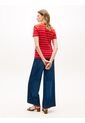 Camiseta Roja Slim Con Cuello En V Tommy Hilfiger de Tommy Hilfiger