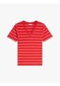Camiseta Roja Slim Con Cuello En V Tommy Hilfiger de Tommy Hilfiger