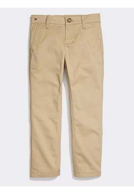 Pantalón Niño Beige Chino Elastico - Adaptive Tommy Hilfiger