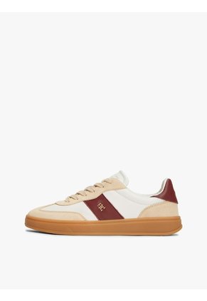 Tenis Café En Mezcla De Texturas Con Monograma TH Tommy Hilfiger