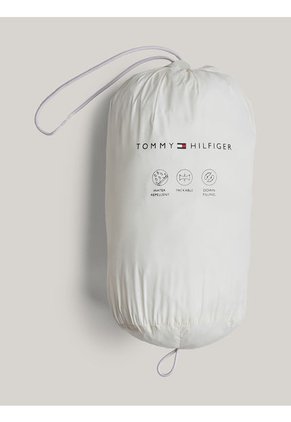 Chaqueta Blanca Acolchada Plegable Con Relleno Tommy Hilfiger