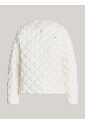 Chaqueta Blanca Acolchada Plegable Con Relleno Tommy Hilfiger