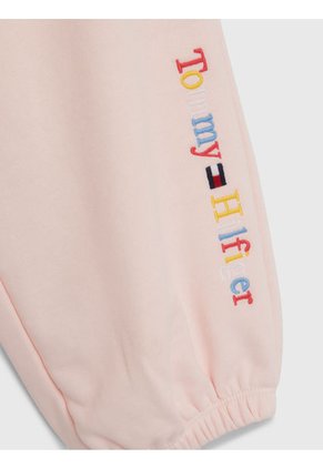Joggers Rosado Multilogo Para Niña Tommy Hilfiger