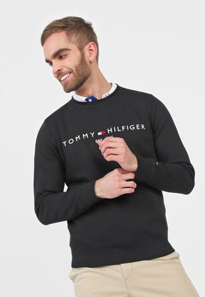 Buzo Negro-Blanco-Rojo Tommy Hilfiger