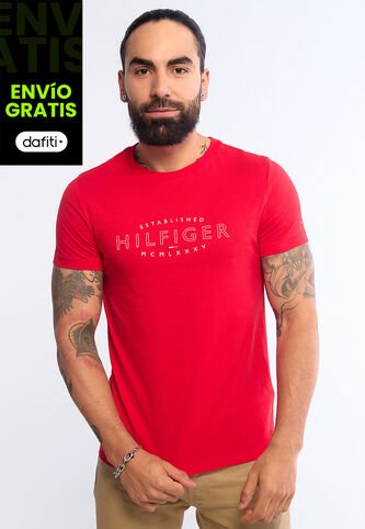 Camiseta TOMMY HILFIGER Rojo Tommy Hilfiger