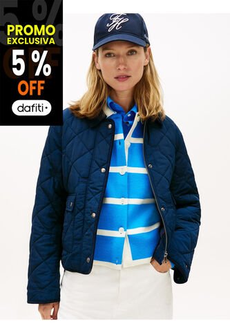 Chaqueta Azul Acolchada Con Logo Tommy Hilfiger Tommy Hilfiger