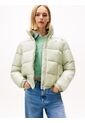 Chaqueta Gris Acolchada Con Capota Plegable Tommy Jeans de Tommy Hilfiger