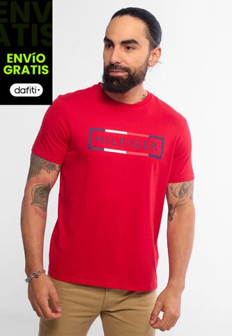 Camiseta TOMMY HILFIGER Rojo Tommy Hilfiger