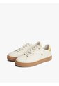 Tenis Marfil De Cuero Con Monograma TH Tommy Hilfiger de Tommy Hilfiger