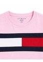 Camiseta Rosada Charlie De Manga Corta Con Diseño Colorblock Tommy Hilfiger de Tommy Hilfiger