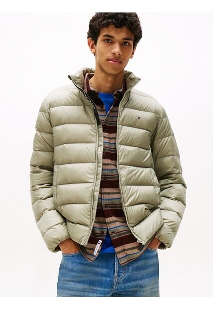 Chaqueta Verde Repelente Al Agua Tommy Jeans