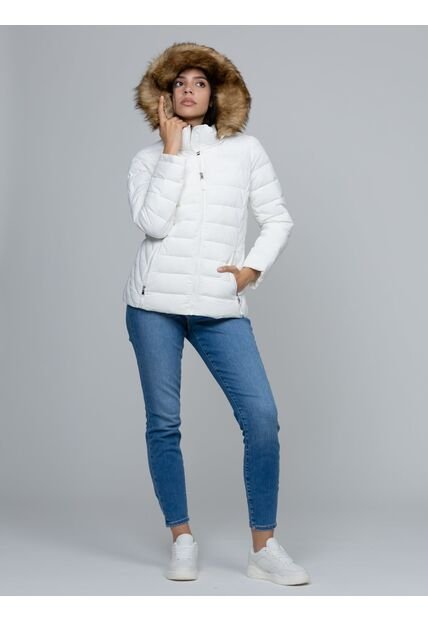Chaqueta Blanca Acolchada  Tommy Hilfiger