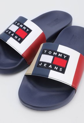 Playera Azul-Blanco-Beige-Rojo Tommy Jeans