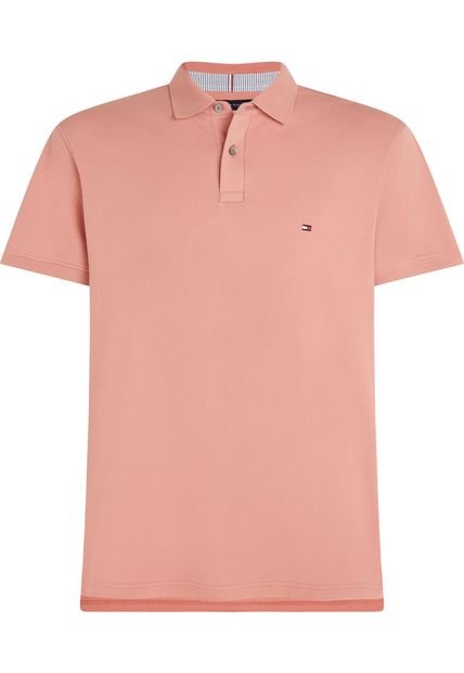 Polo Rosa 1985 De Corte Regular Para Hombre Tommy Hilfiger