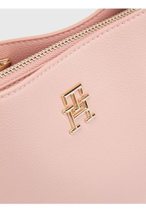 Bolso Pequeño Mediana Con Monograma Mujer Rosa Tommy Hilfiger