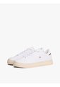 Tenis Blanco De Cuero Con Monograma TH Tommy Hilfiger de Tommy Hilfiger