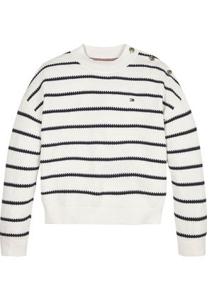 Saco Manga Larga Para Niña Blanco Tommy Hilfiger