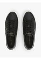 Tenis Negro De Cuero Granulada Con Plataforma Y Logo Tommy Hilfiger de Tommy Hilfiger