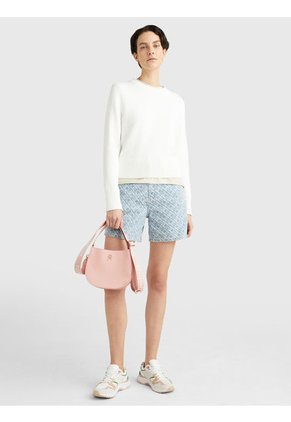 Bolso Pequeño Mediana Con Monograma Mujer Rosa Tommy Hilfiger