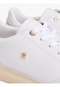 Tenis Blanco De Cuero Con Monograma TH Tommy Hilfiger de Tommy Hilfiger
