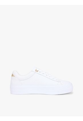 Tenis Blanco Con Plataforma Tommy Hilfiger