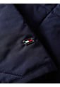 Chaqueta Acolchada Corta Sin Cuello Mujer Azul Tommy Hilfiger de Tommy Hilfiger