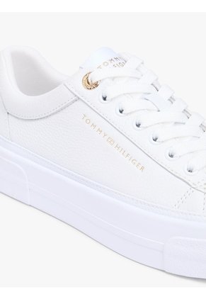 Tenis Blanco Con Plataforma Tommy Hilfiger