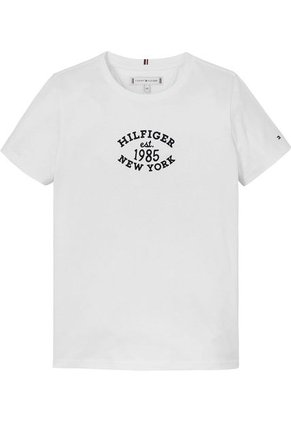 Camiseta Blanca Con Logo Monotipo Hilfiger NYC Para Niña Tommy Hilfiger