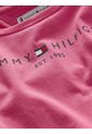 Camiseta Niña Essential De Algodón Orgánico Rosa Tommy Hilfiger de Tommy Hilfiger