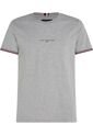 Camiseta Gris De Punto Con Corte Slim Tommy Hilfiger de Tommy Hilfiger