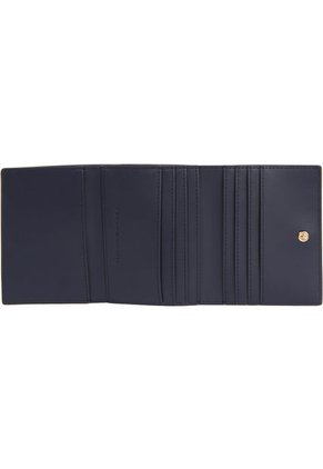 Cartera Mediana Con Acabado Granulado Mujer Beige Tommy Hilfiger