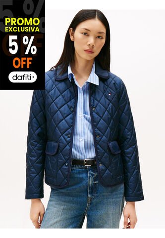 Chaqueta Azul Acolchada Con Logo Tommy Hilfiger Tommy Hilfiger