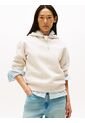 Buzo Blanco Con Capota, Cordón Y Logo Bordado Tommy Hilfiger de Tommy Hilfiger