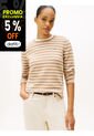 Saco Beige De Lana Con Cuello Redondo Tommy Hilfiger de Tommy Hilfiger