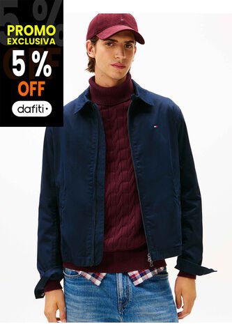 Rompe Azul Viento Clasica Ivy Con Logo Tommy Hilfiger Tommy Hilfiger