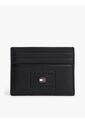 Tarjetero Negro De Cuero De Estilo Casual Tommy Hilfiger de Tommy Hilfiger