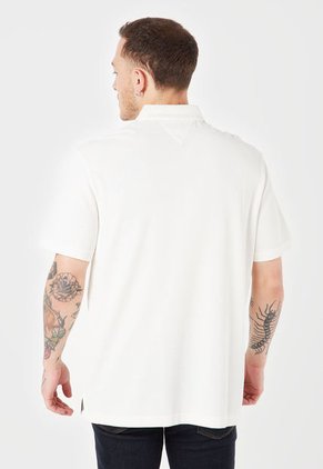 Polo Blanco-Azul Tommy Hilfiger