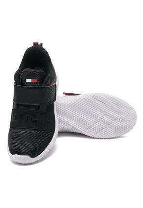 Tenis Negros-Blanco Tommy Hilfiger Kids Cadet Strap