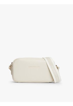 Bolso Beige Cruzado Essential Con Logo En Bajo Relieve Tommy Hilfiger