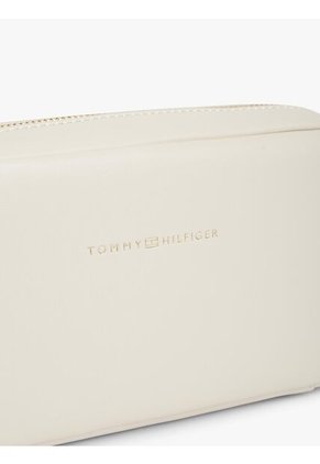 Bolso Beige Cruzado Essential Con Logo En Bajo Relieve Tommy Hilfiger