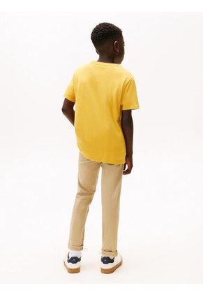 Camiseta Amarilla Nantucket Con Logo Tommy Hilfiger